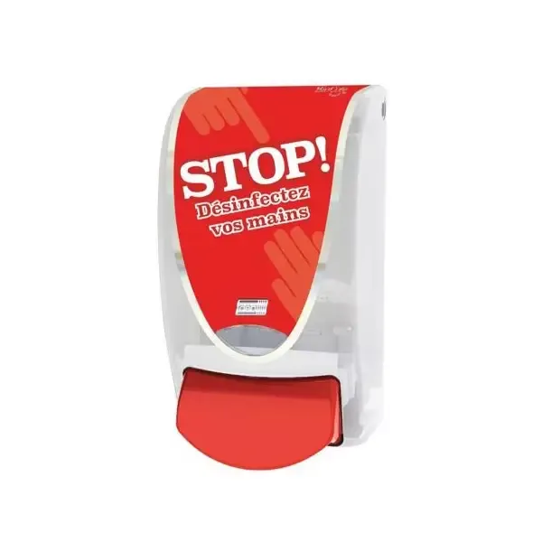 DISTRIBUTEUR DESINFECTION PROLINE » STOP «