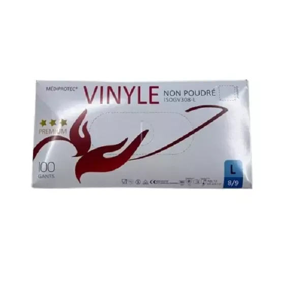 GANT VINYLE NON POUDRE MEDIPROTEC LARGE Taille 8/9