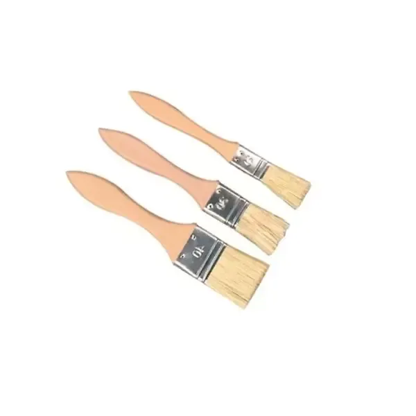LOT DE 3 PINCEAUX PLATS PEINTURE 20 30 40 mm