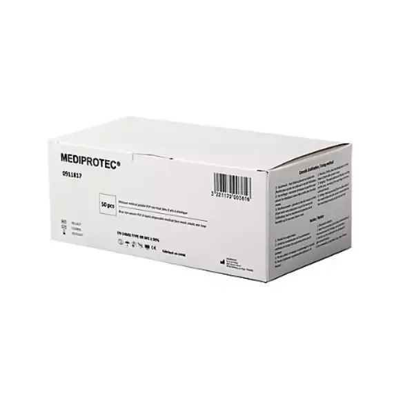 Masque jetable chirurgical 3 plis boite de 50