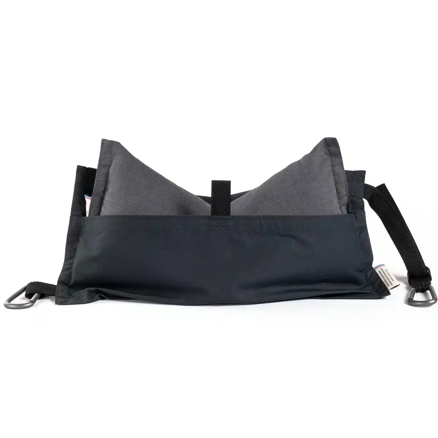 Coussin de voyage éco-responsable randonnée avec sac de transport – Gris – Petits Cadors