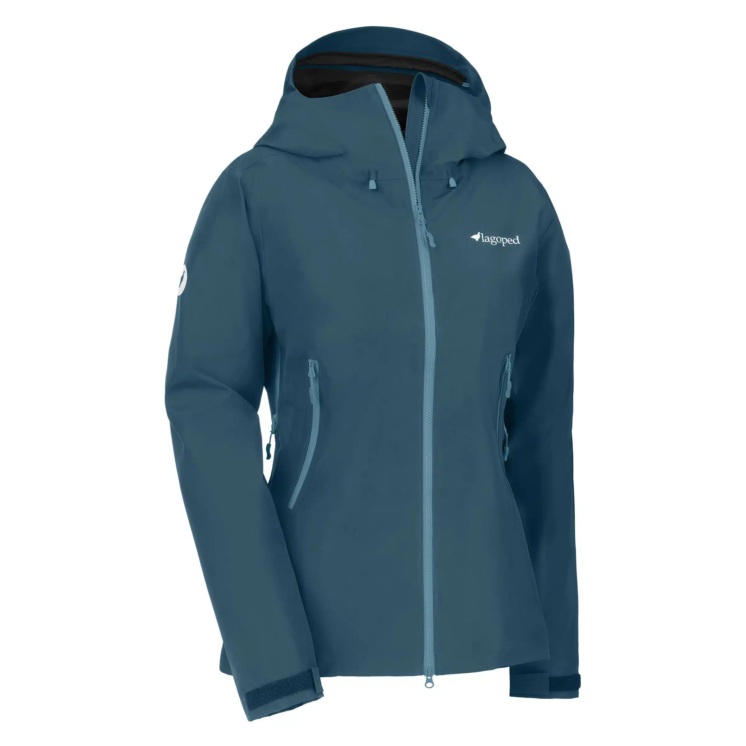 Veste randonnée imperméable matériaux recyclés Femme TETRAS – Lagoped – Image 9