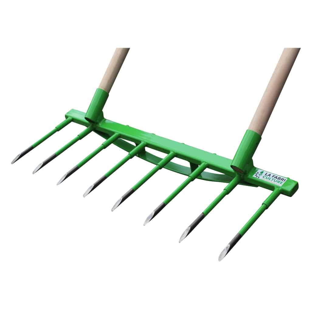 Grelinette outil à 8 dents – bio-bêche artisanale made in France – La Fabriculture
