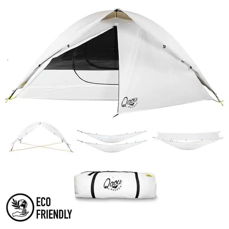 Tente trekking 2 places – Beluga 6 en 1 – Qaou Outdoor