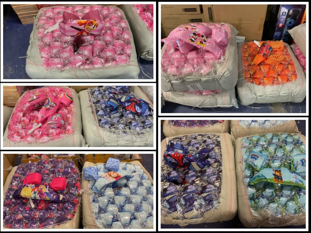 Lot 600 Flotteurs de Personnages pour Enfants en Plusieurs Modèles