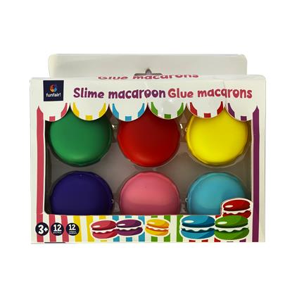 Lot 662 Présentoirs de 6 Macarons de Slime en Plusieurs Couleurs