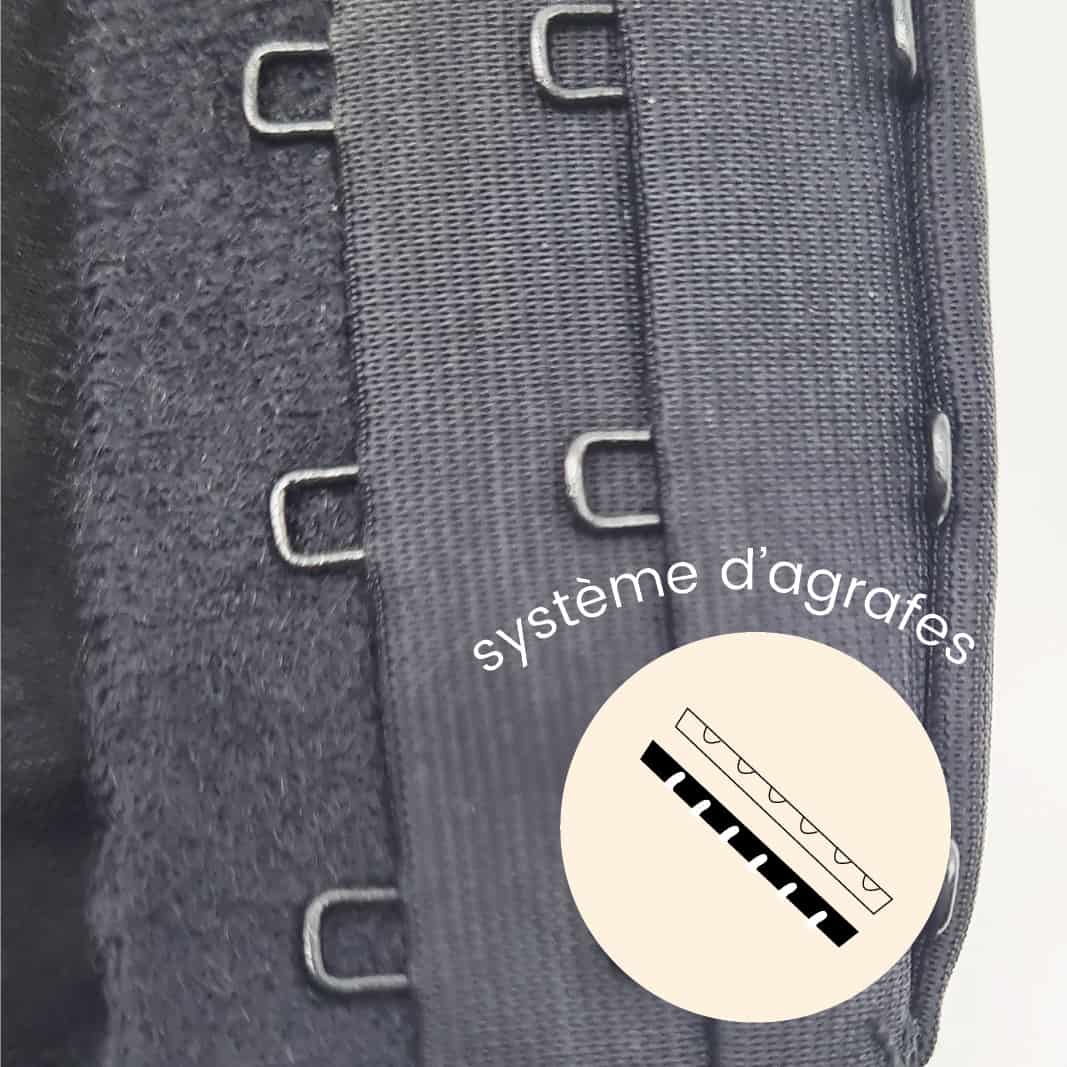 Culotte menstruelle avec agrafes Ariane – flux abondant – Image 2