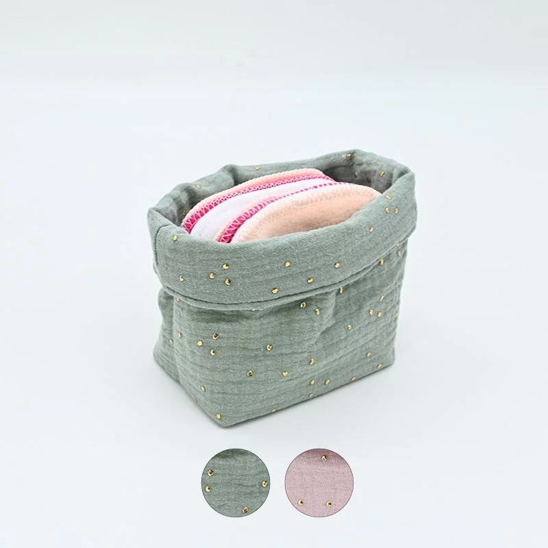 Kit petite fille salle de bain zéro déchet ( parfum solide, lingettes, pochette… ) – Image 2