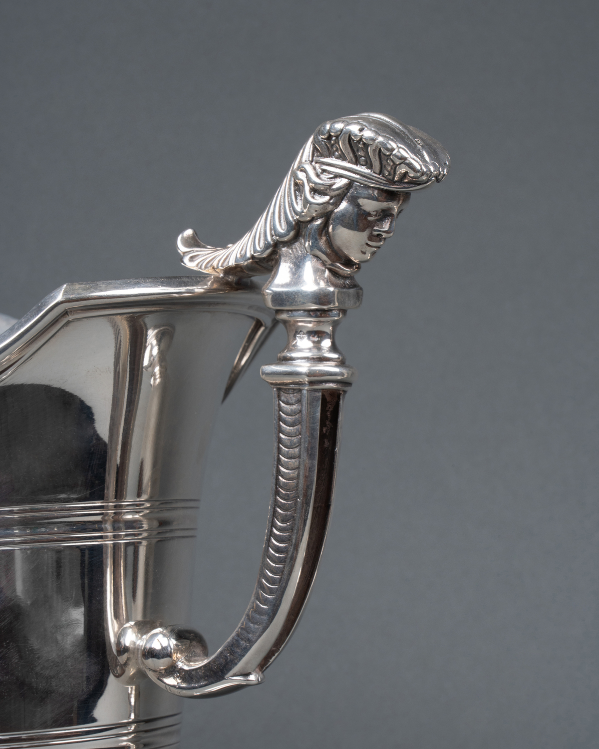 Paire d’aiguières en argent massif, XIXe siècle – Image 4