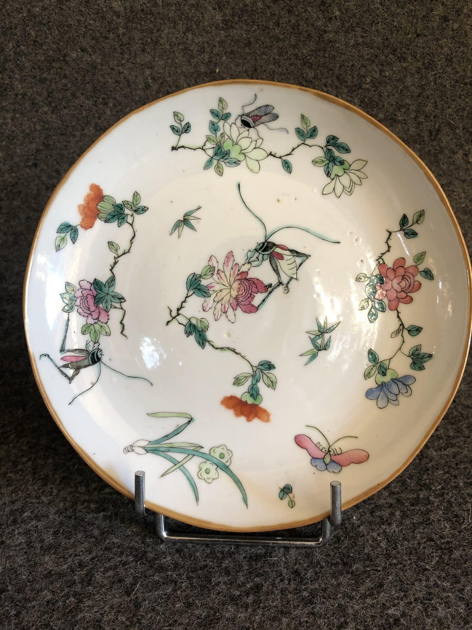 Petite assiette en porcelaine. Chine, XIXe siècle – Image 4