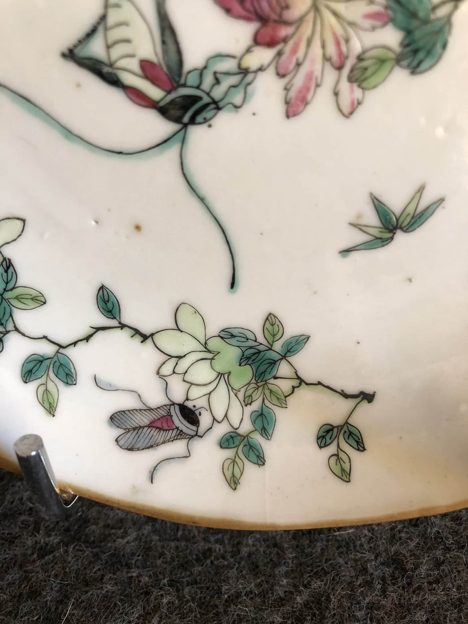 Petite assiette en porcelaine. Chine, XIXe siècle – Image 8