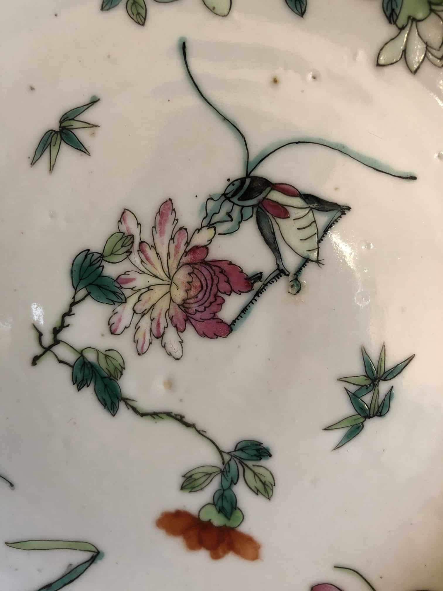 Petite assiette en porcelaine. Chine, XIXe siècle – Image 7