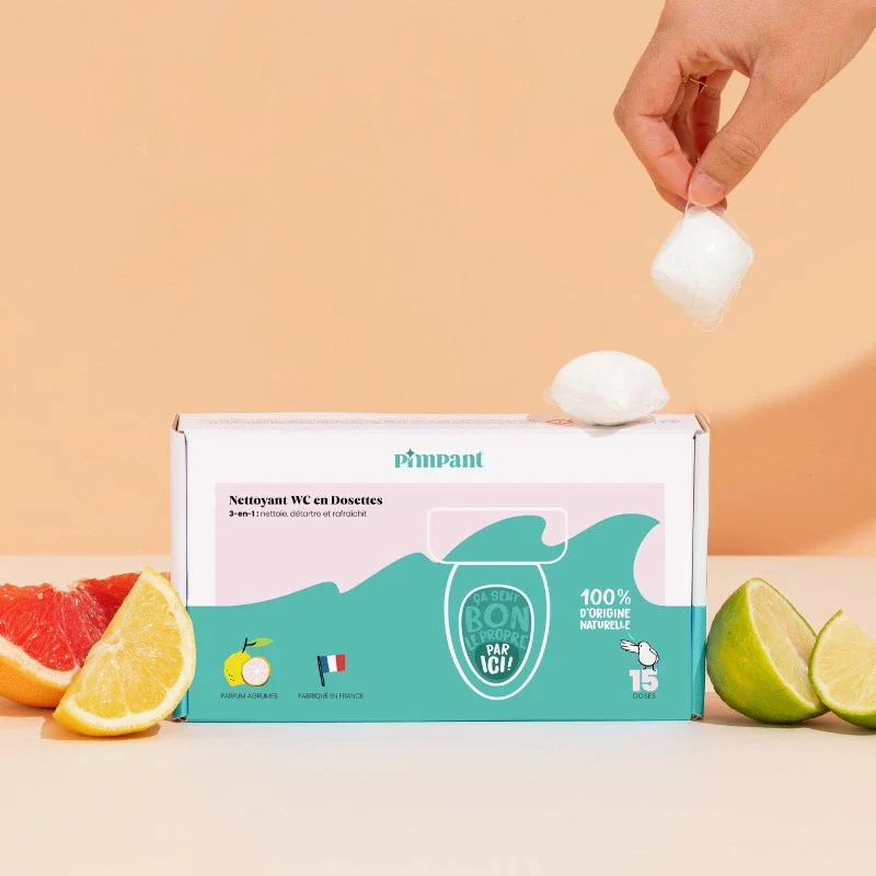 Nettoyant Pods WC (15 dosettes/ 4 mois d’utilisation) – Pimpant – Image 3