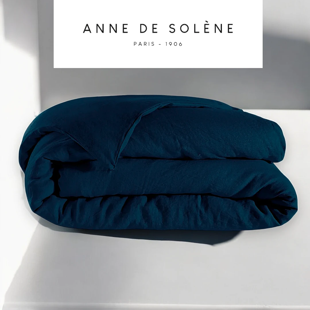 Housse de couette en lin lavé Lina Anne de Solène – Élégance Naturelle – Image 6