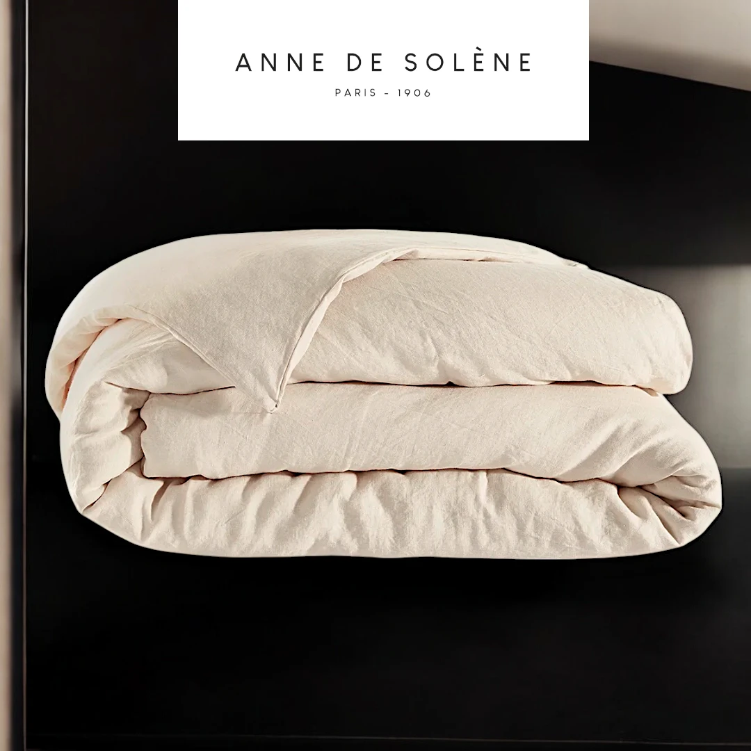 Housse de couette en lin lavé Lina Anne de Solène – Élégance Naturelle – Image 5
