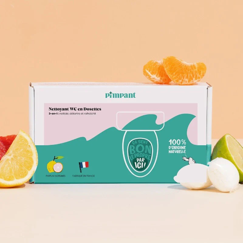 Nettoyant Pods WC (15 dosettes/ 4 mois d’utilisation) – Pimpant