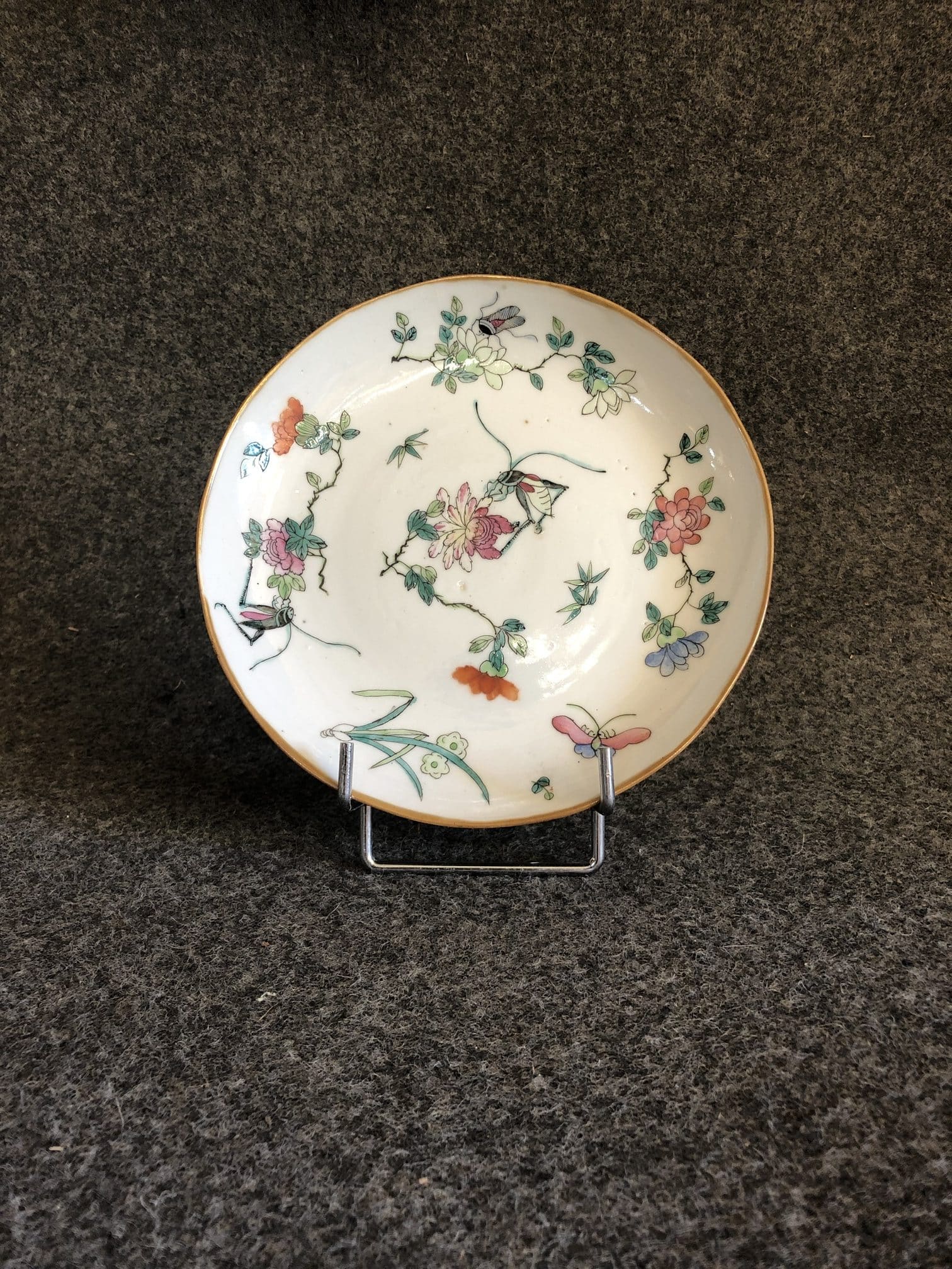 Petite assiette en porcelaine. Chine, XIXe siècle