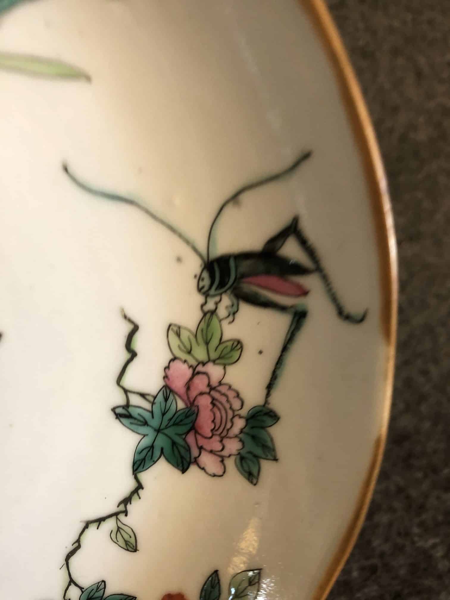 Petite assiette en porcelaine. Chine, XIXe siècle – Image 5