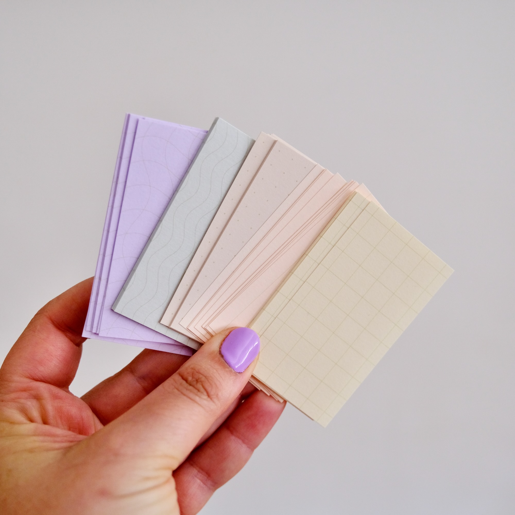 Boite à Notes Beige – Motif Quadrillé – Image 6