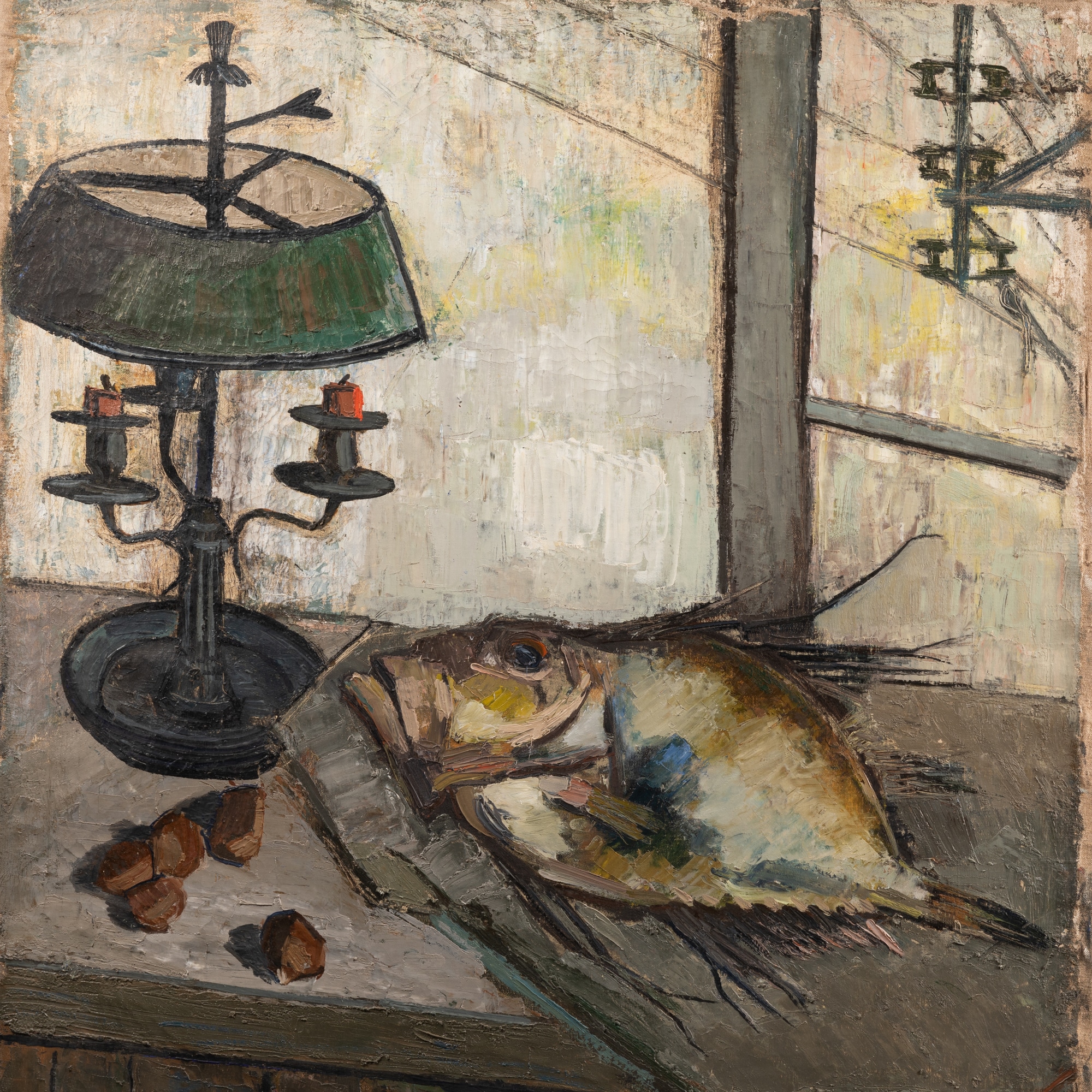 Nature-morte au poisson, Ginette Rapp (1928 – 1998) – Image 2